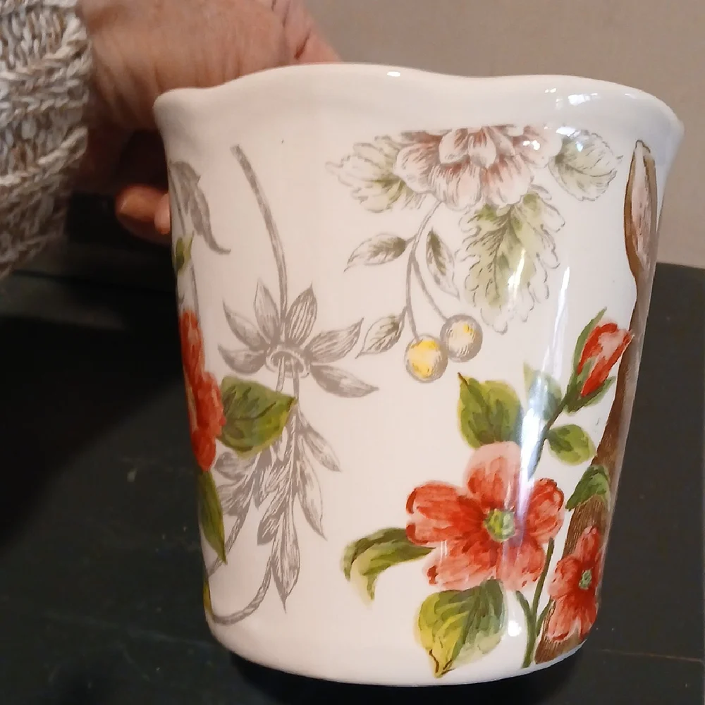 Floral Rabbit Mug - Picture 6 of 8